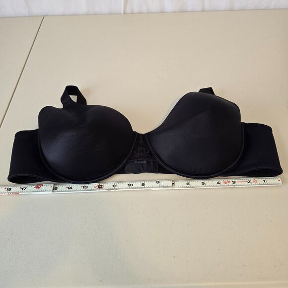 Vanity Fair Full Figure Bra Women's 46C Black Back Closure - Picture 8 of 11